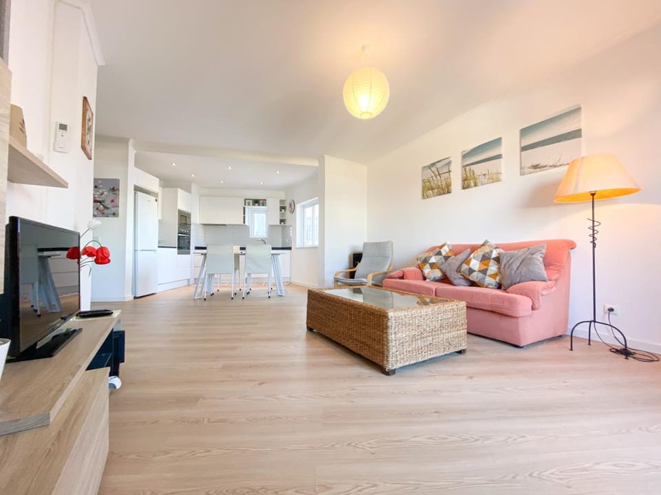 Living room, kitchen