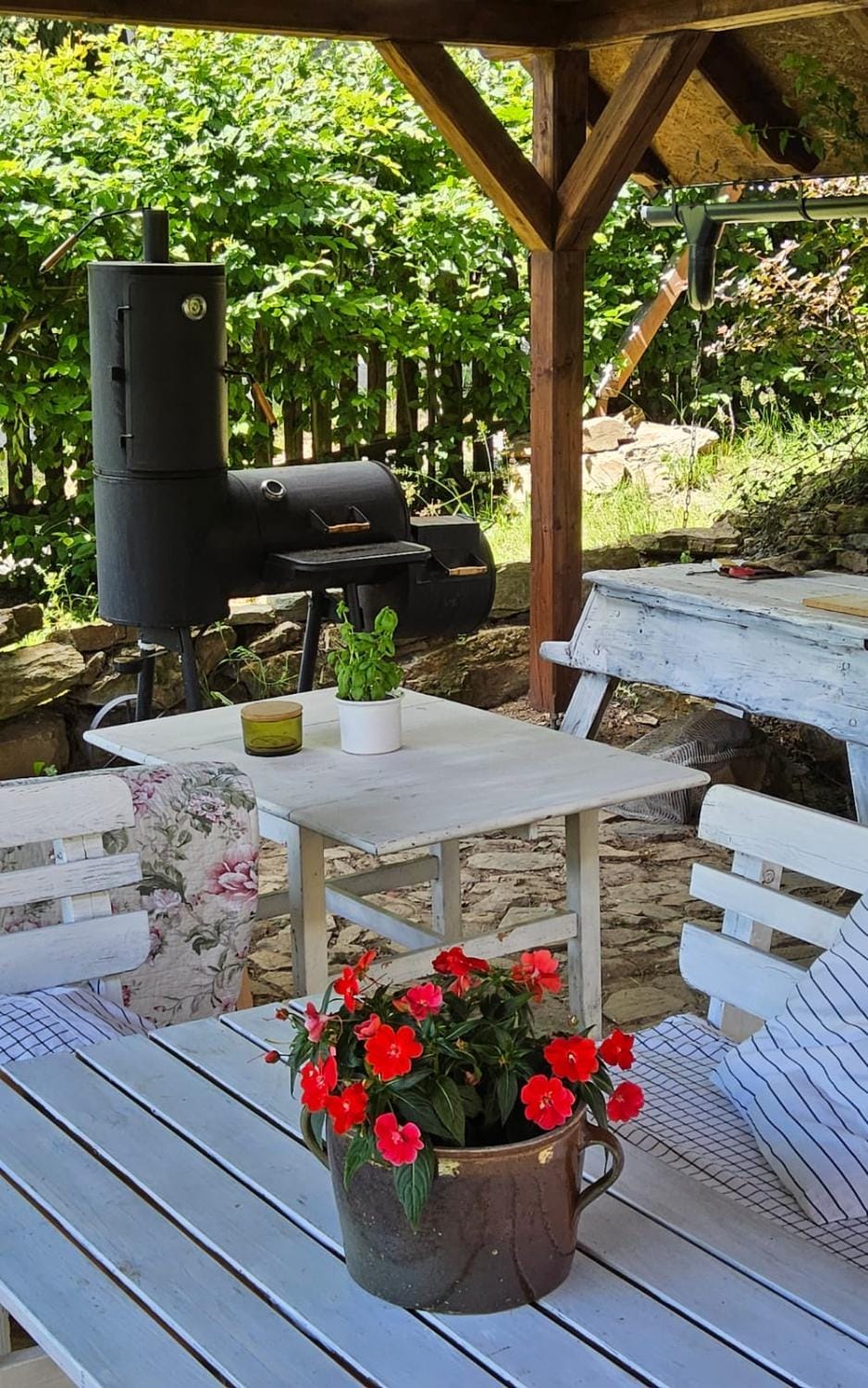 Garden, Dining area, Garden view