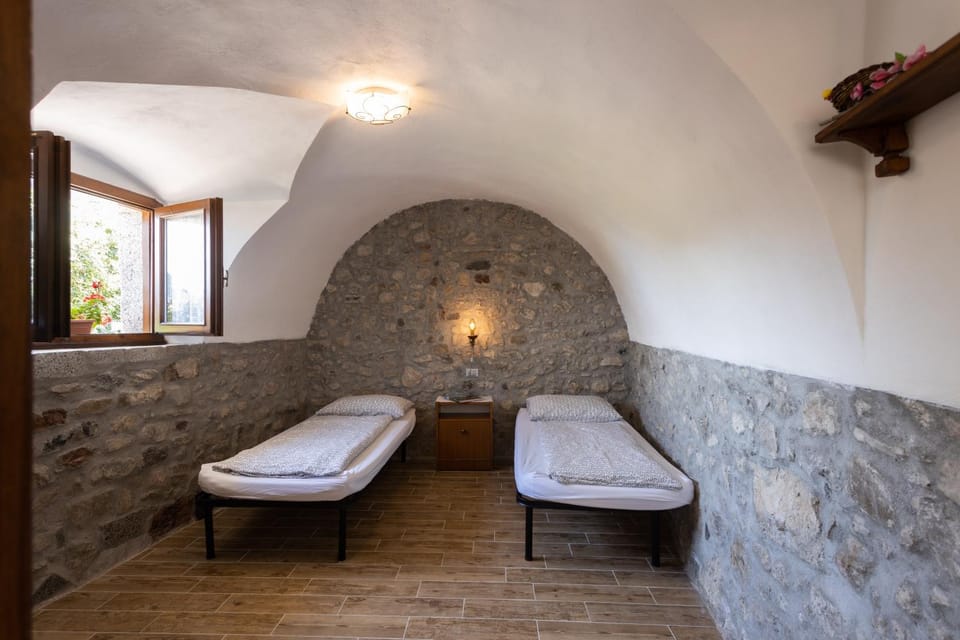 Property building, Living room, Bedroom