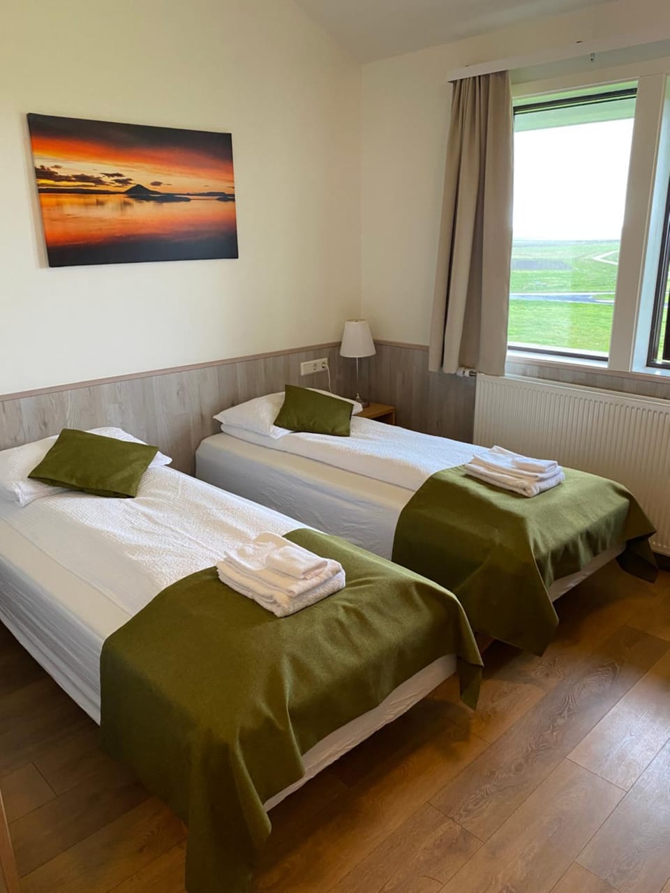 View (from property/room), Photo of the whole room, furniture, towels