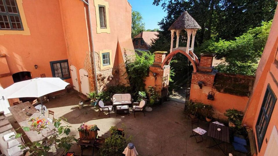 Property building, Patio
