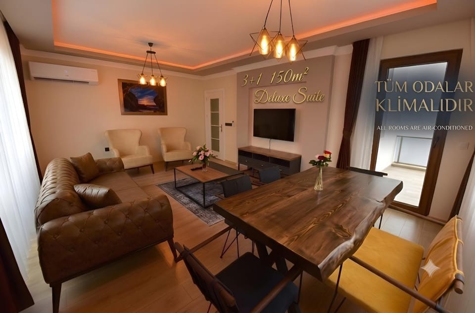 Toilet, Communal lounge/ TV room, TV and multimedia, Balcony/Terrace, Living room, Seating area, Dining area, Food, air conditioner