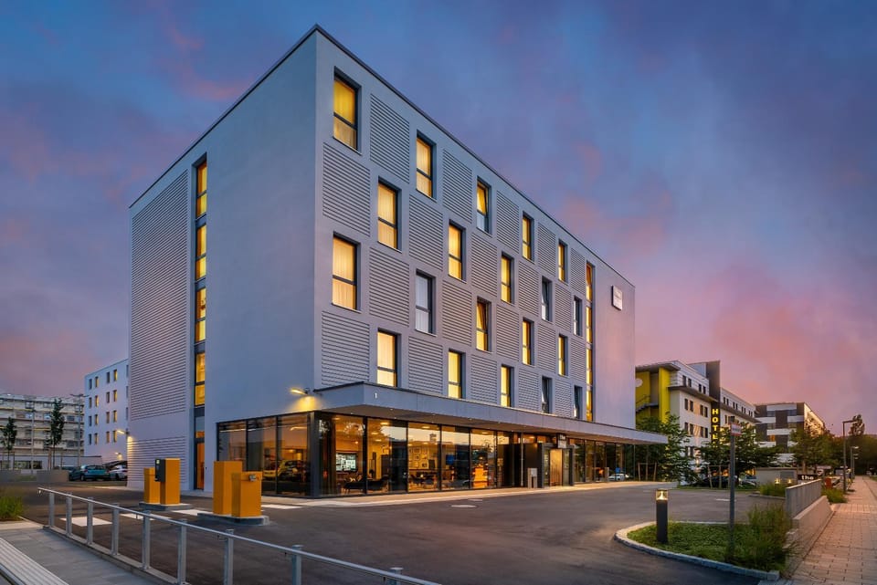 Property building, Sunset