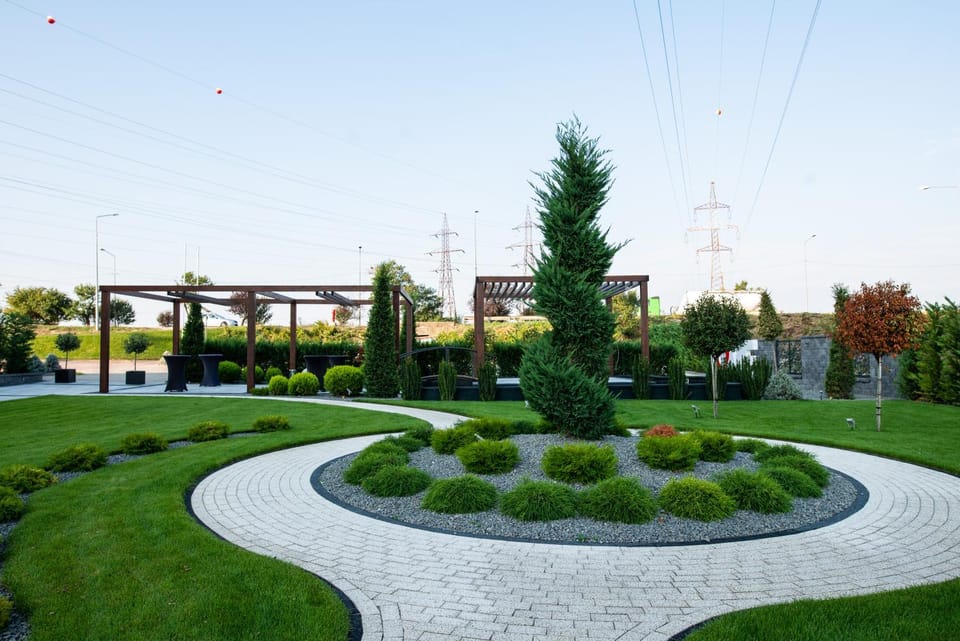 Spring, Day, Natural landscape, Garden, Garden view