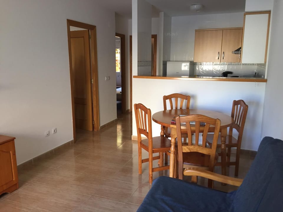 Kitchen or kitchenette, Living room, Dining area