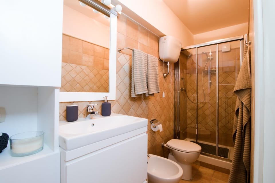 Shower, Toilet, Bathroom, towels