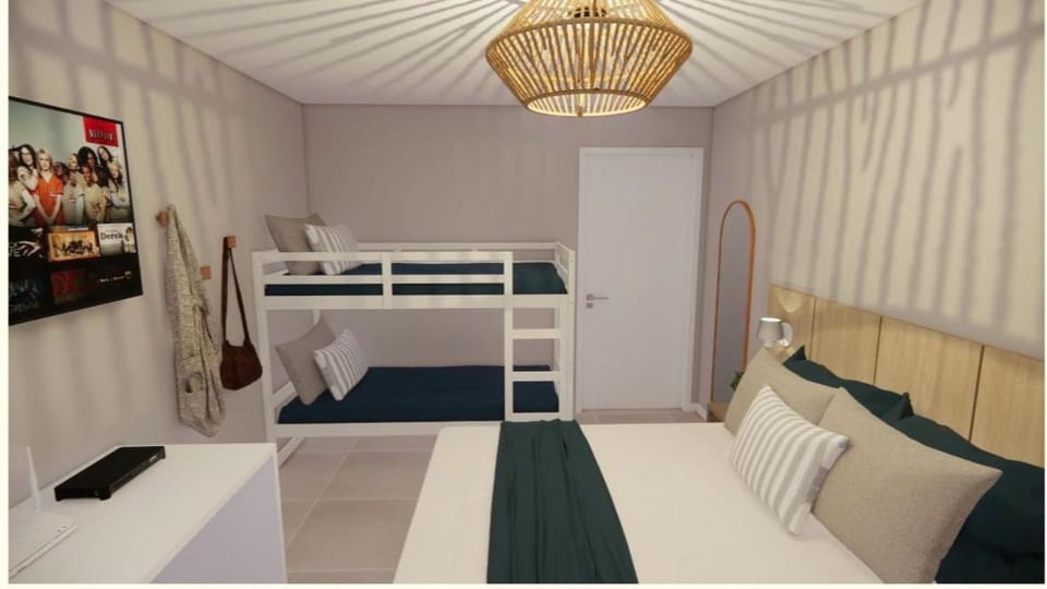 Bed, Photo of the whole room, Bedroom, bunk bed