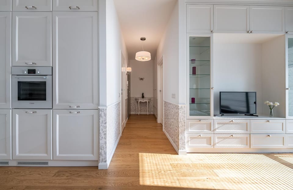 Kitchen or kitchenette, Living room