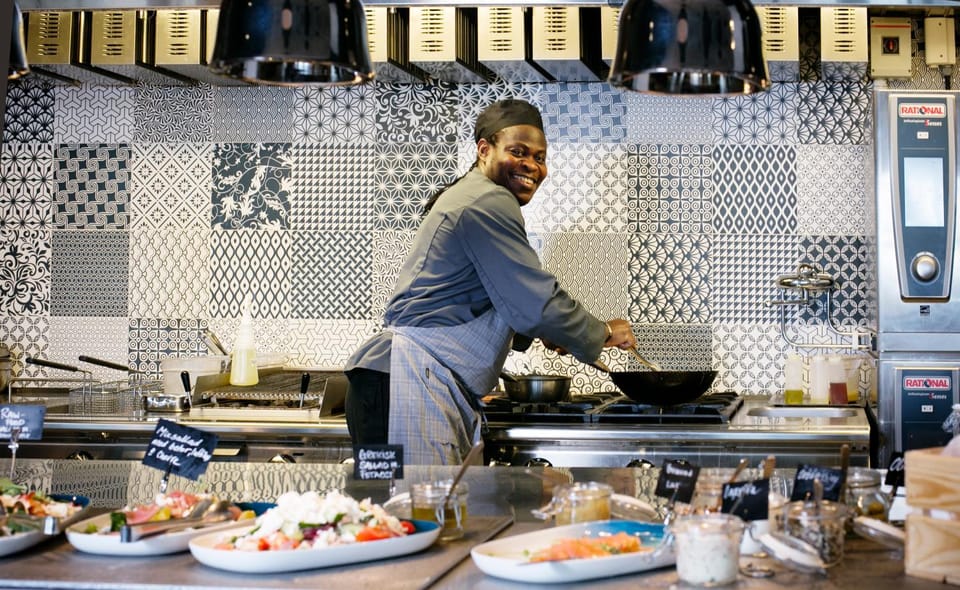 Staff, Food, Buffet breakfast