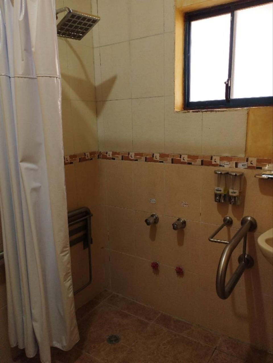 Shower, Bathroom, Facility for disabled guests