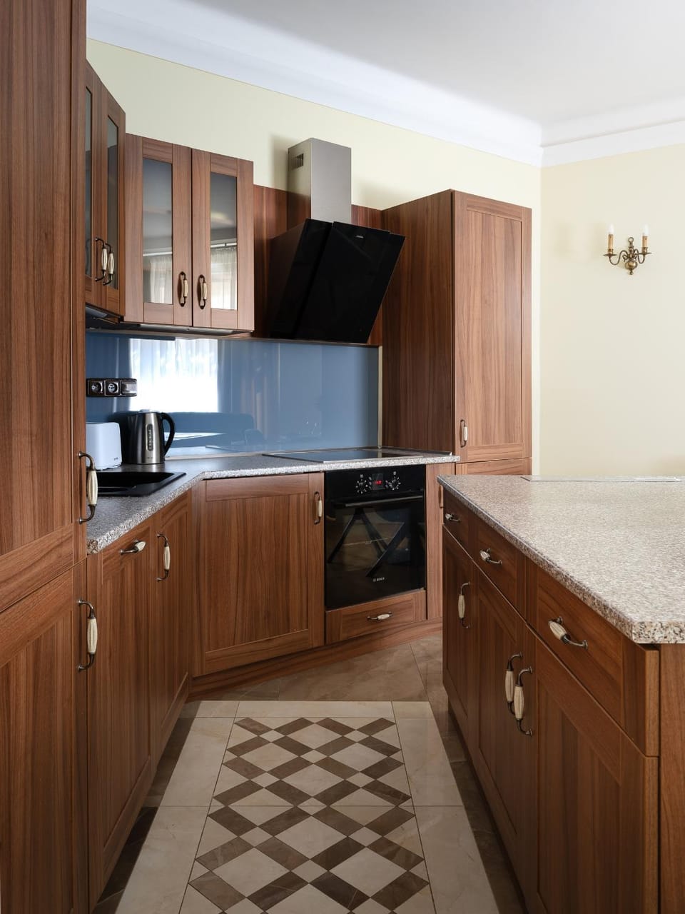 dishwasher, stove, kitchen