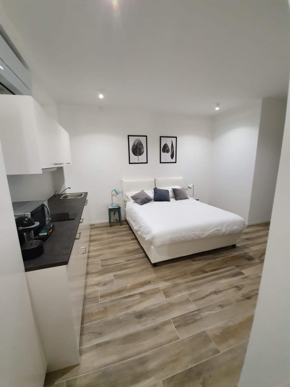 Kitchen or kitchenette, Living room, Bedroom