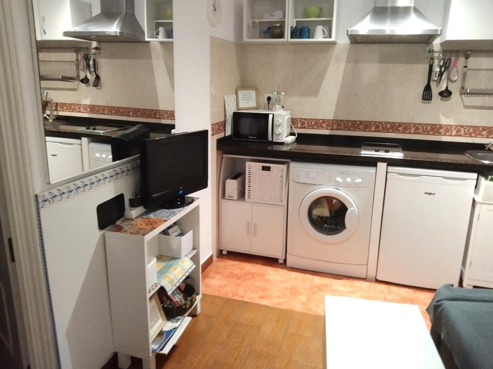 Coffee/tea facilities, Kitchen or kitchenette, minibar, stove, toaster, washing machine