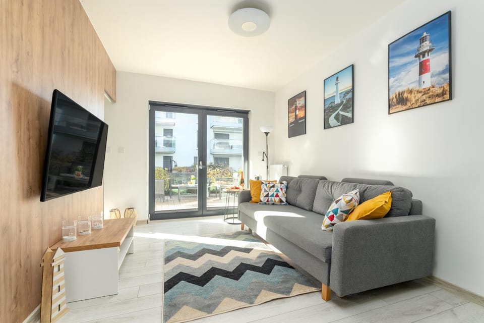 OPAL parter z widokiem na morze w Gardenia Dziwnów Apartment in West Pomeranian Voivodeship, Poland