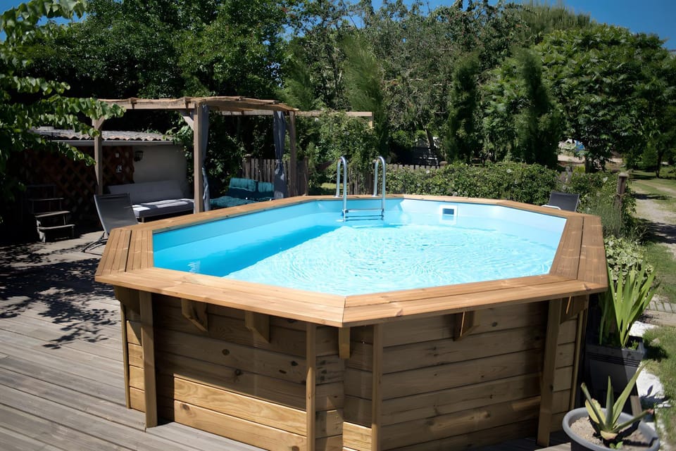 Property building, Living room, Swimming pool