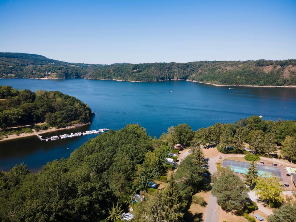 Natural landscape, Bird's eye view, Lake view