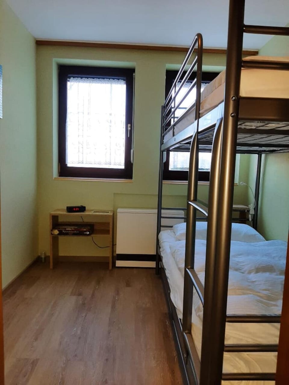 Photo of the whole room, bunk bed