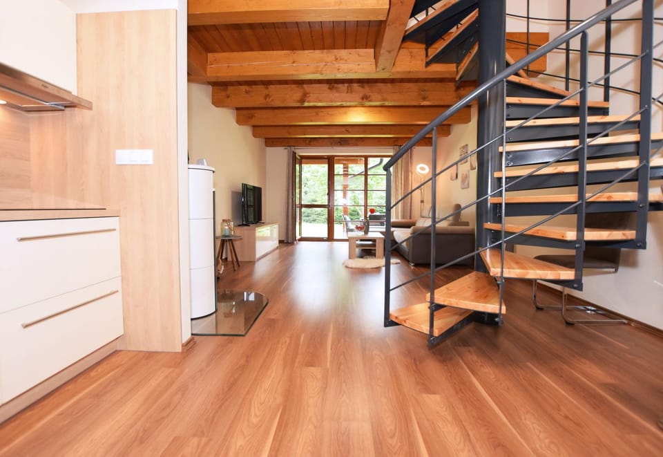 Kitchen or kitchenette, Living room, Dining area