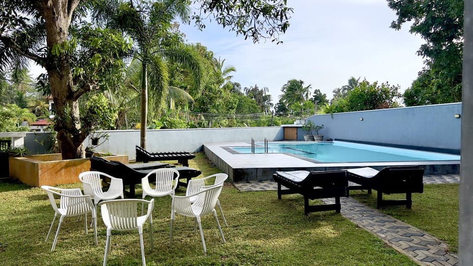 Patio, Day, Garden, Garden view, Pool view, Swimming pool