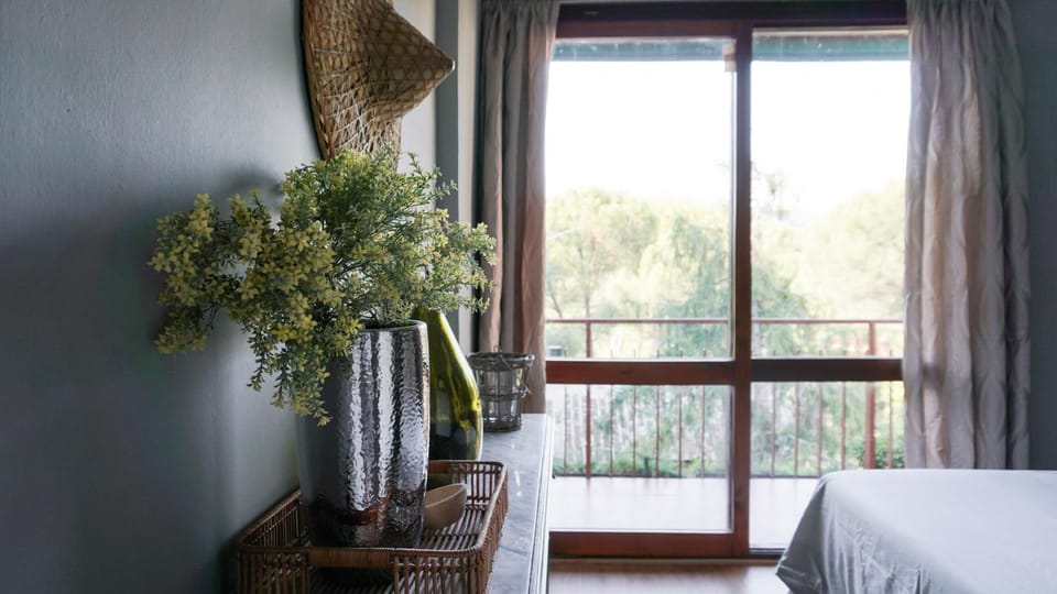 Balcony/Terrace, Garden view, storage