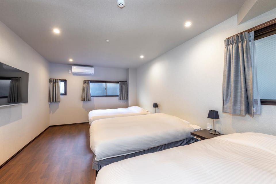Bed, Day, TV and multimedia, Photo of the whole room, Bedroom, air conditioner
