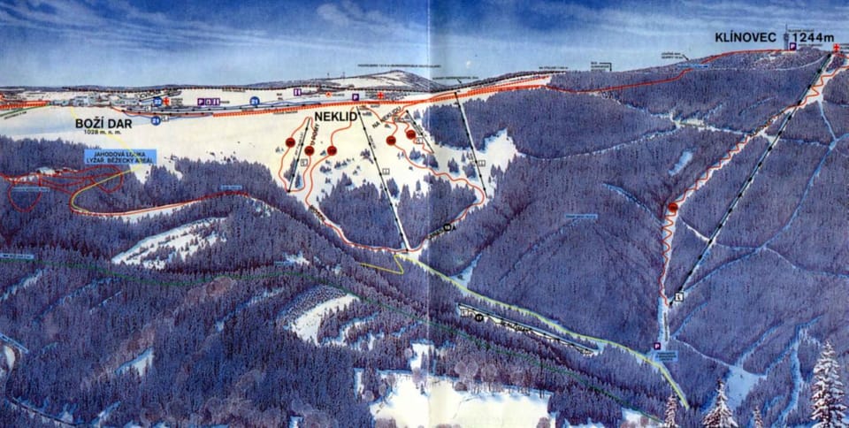 Winter, Skiing