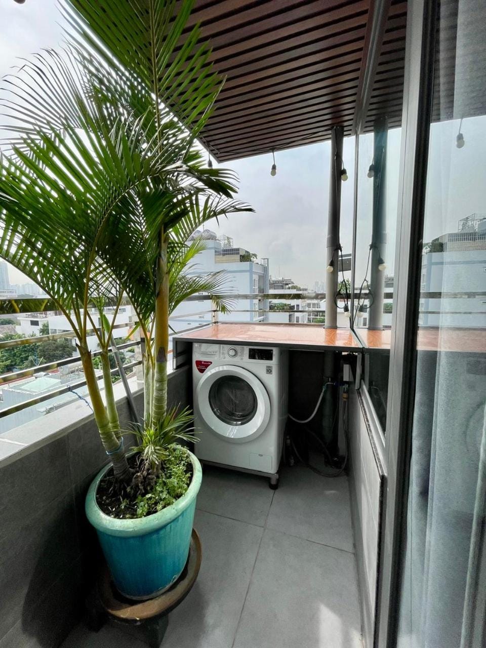 Balcony/Terrace, washing machine