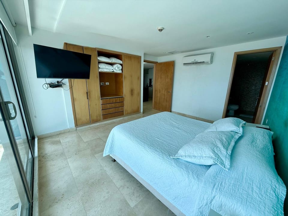 Bello apartamento dentro del Hotel Radisson Ocean Pavillion Apartment in La Boquilla