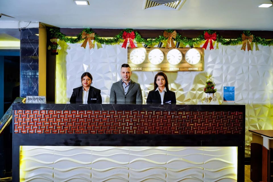Staff, People, Lobby or reception