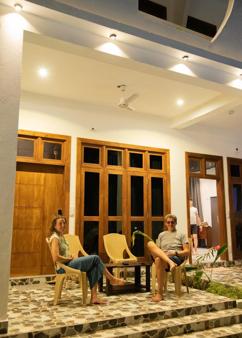 Seating area, group of guests