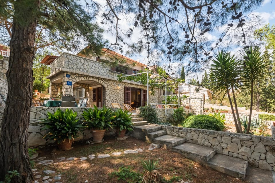 Property building, Garden view