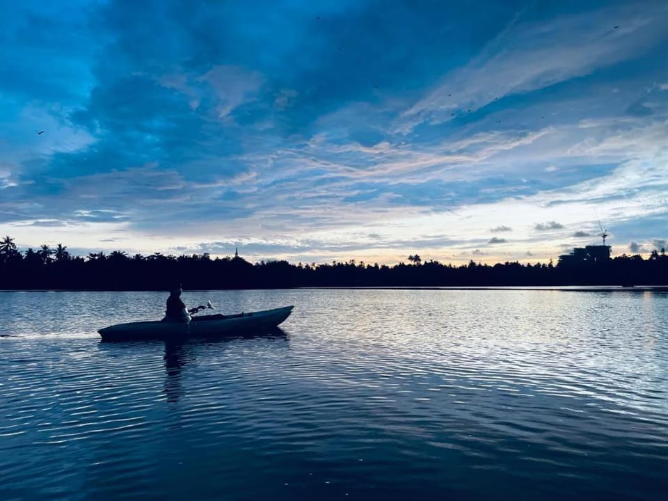 Natural landscape, Lake view, Sunset