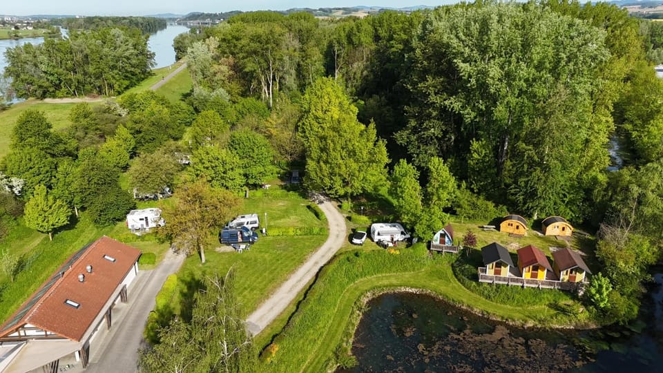 Property building, Neighbourhood, Natural landscape, Bird's eye view