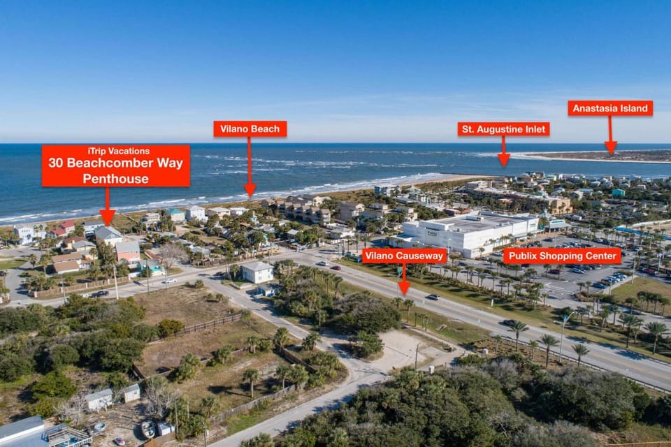 Beachcomber Penthouse Apartment in Vilano Beach