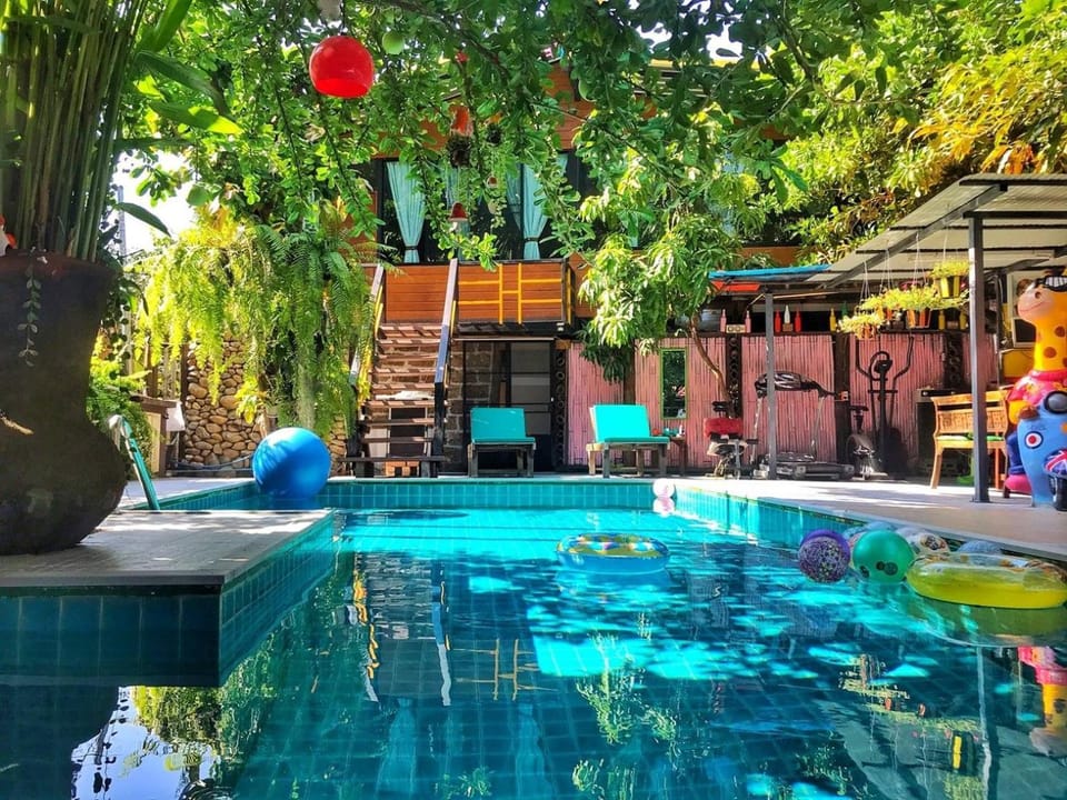 Pool view, Swimming pool