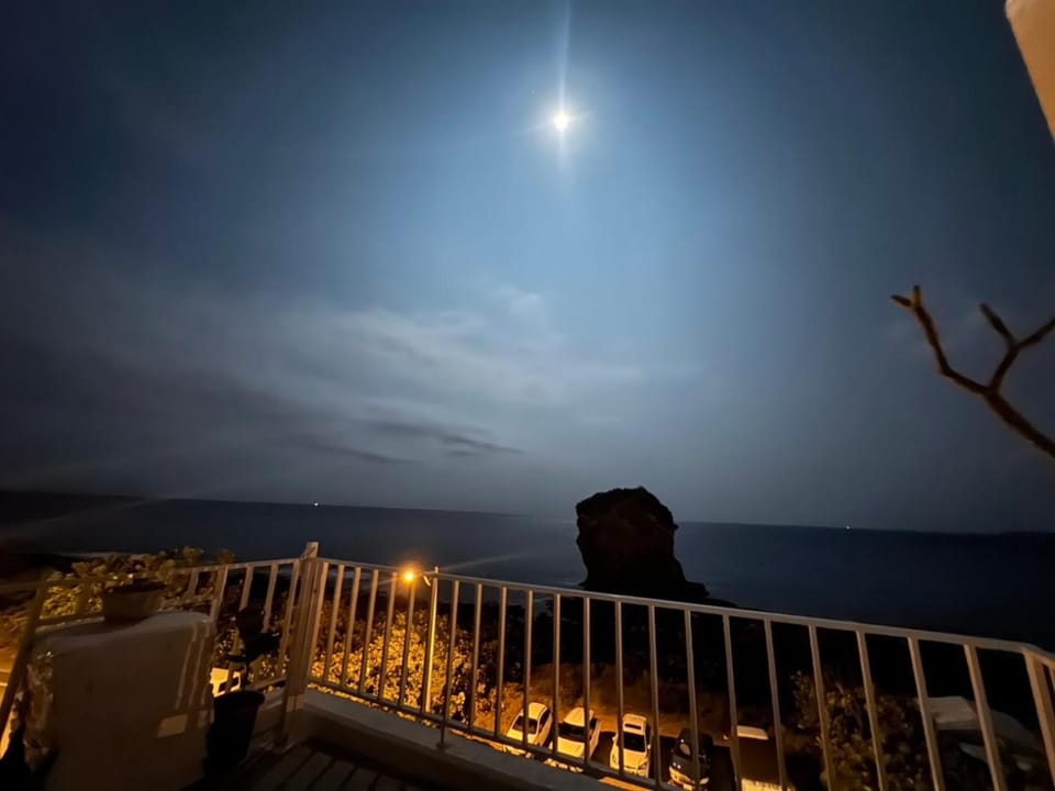 Night, Natural landscape, Sea view