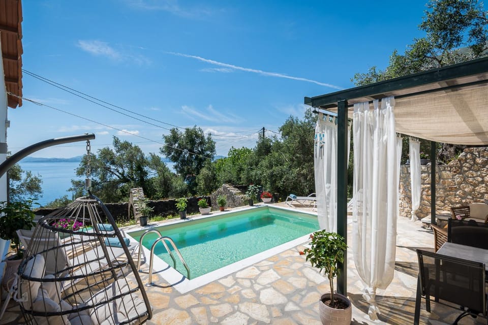 Pool view, Sea view, Swimming pool