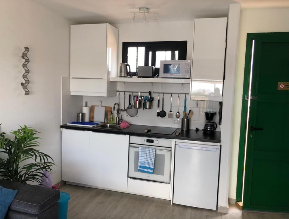 Kitchen or kitchenette, dishwasher, minibar, stove