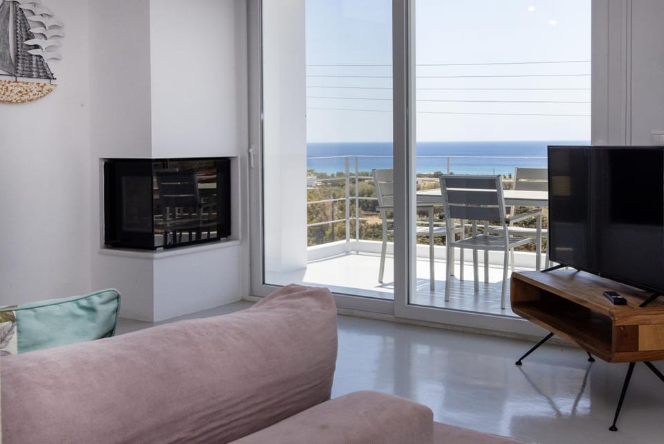 Natural landscape, Balcony/Terrace, Seating area, Sea view