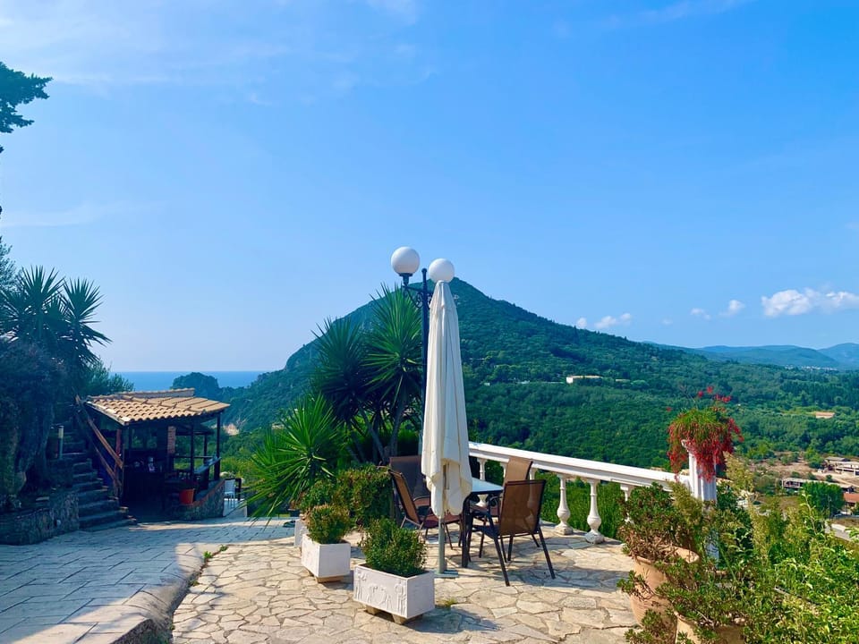 Patio, Mountain view, Sea view