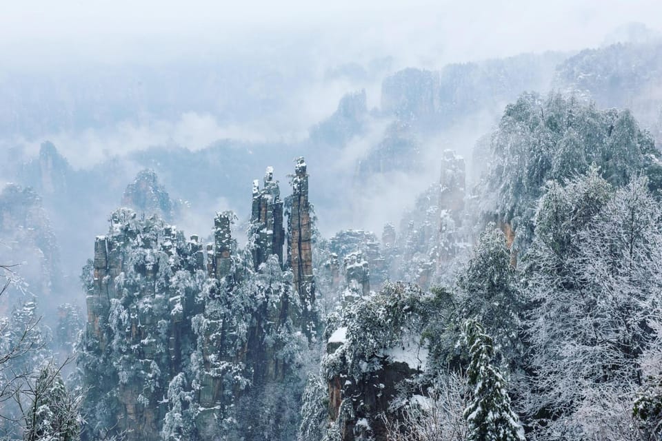 Natural landscape, Winter, Hiking, Mountain view