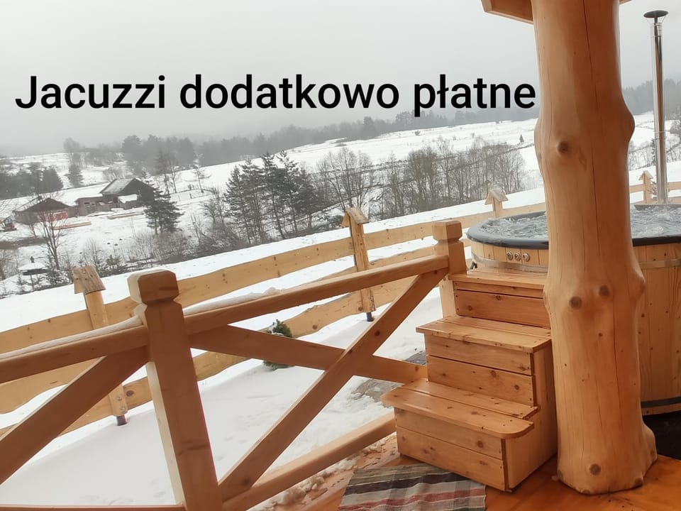 Góralskie Domki na Podhalu z jacuzzi Nature lodge in Lesser Poland Voivodeship