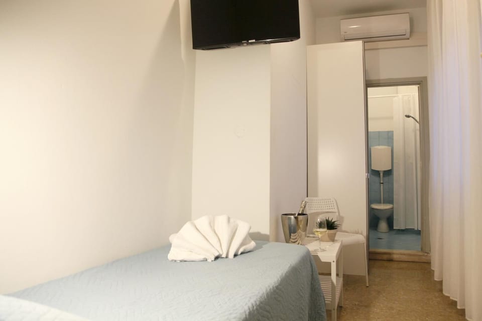 Bed, Bathroom, TV and multimedia, Photo of the whole room, Bedroom, towels, air conditioner