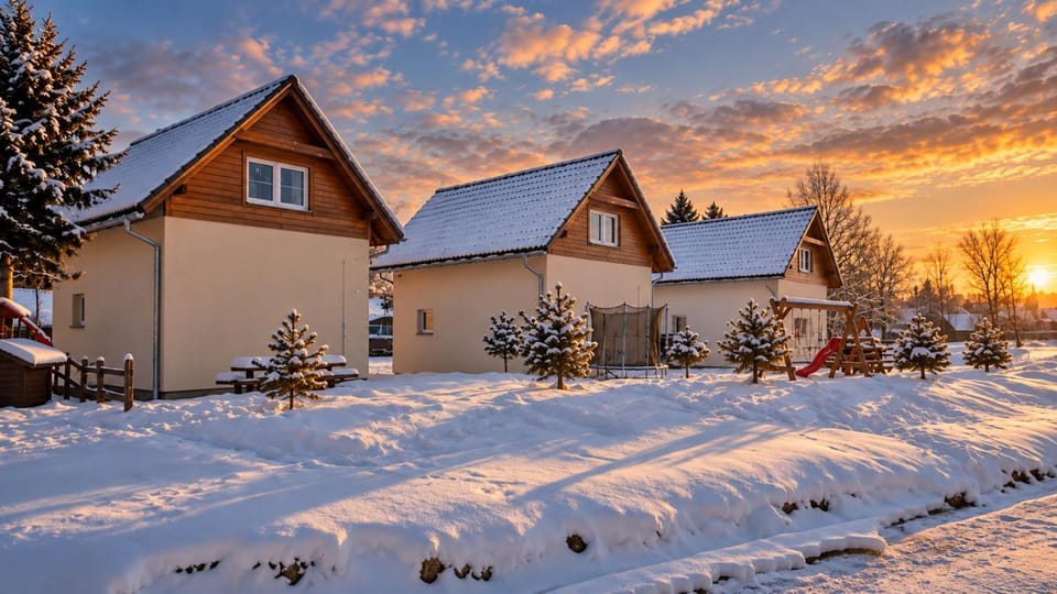 Winter, Sunset