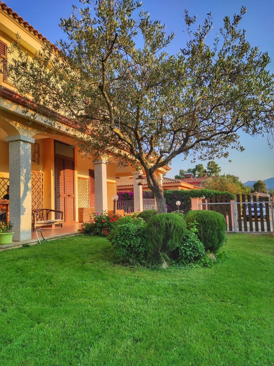 Property building, Garden view