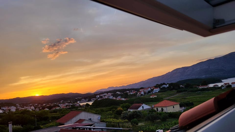 Natural landscape, Mountain view, Sunset