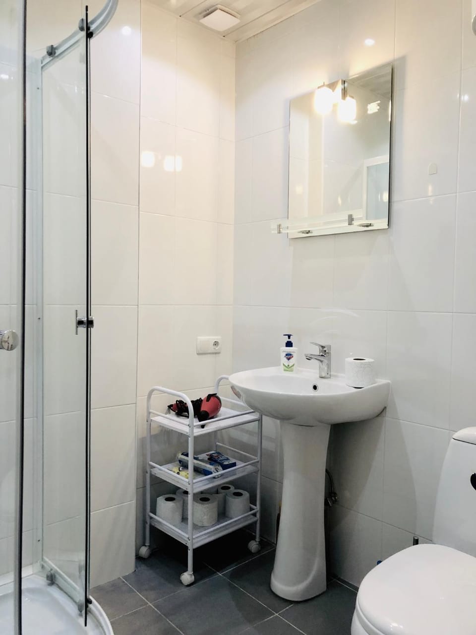 Shower, Toilet, Bathroom, towels