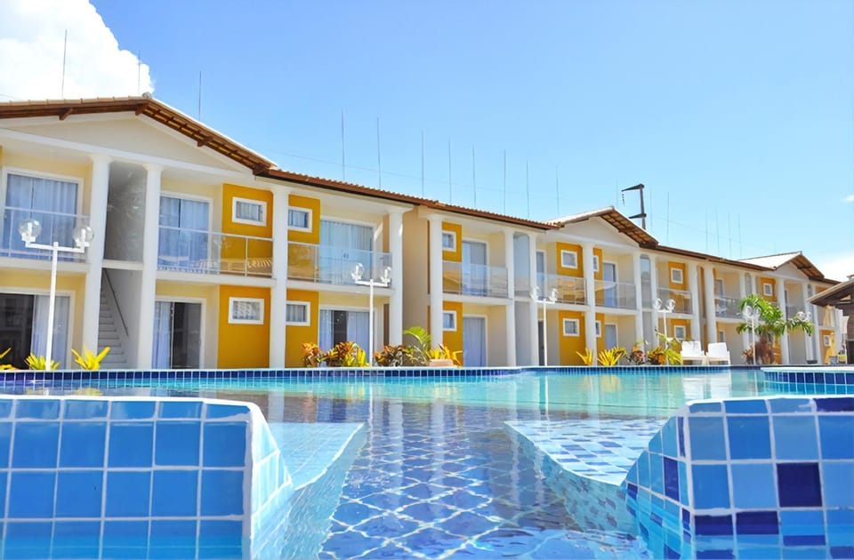 Facade/entrance, Pool view