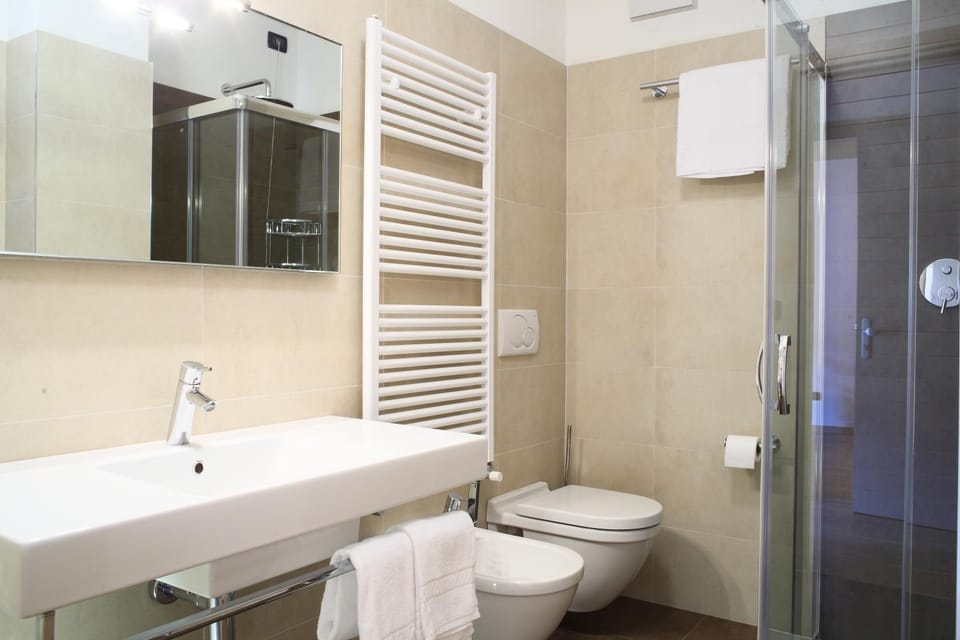 Shower, Toilet, Bathroom, bidet, towels