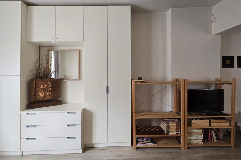 Library, wardrobe